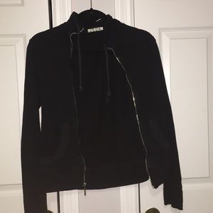 Black zip up sweatshirt